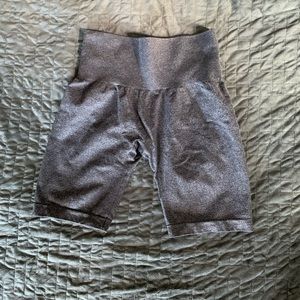 NVGTN Speckled Black Biker Shorts